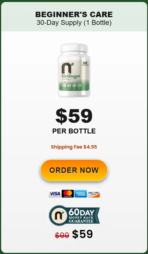 Revitagut 1 Bottle Pricing